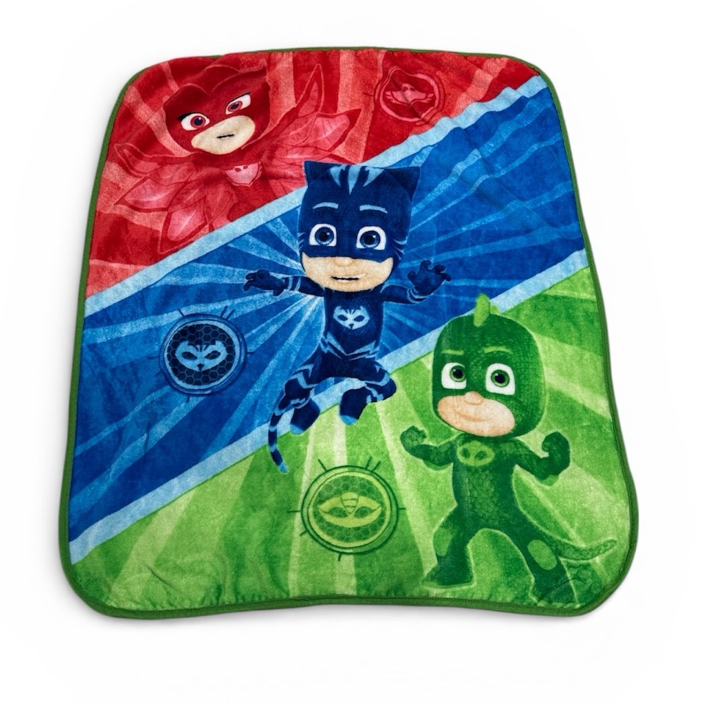PJ Masks Plush Toddler Size Blanket 37" x 47"